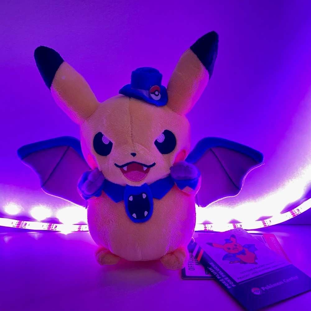 Pokemon Center Pikachu plush Golbat version NWT